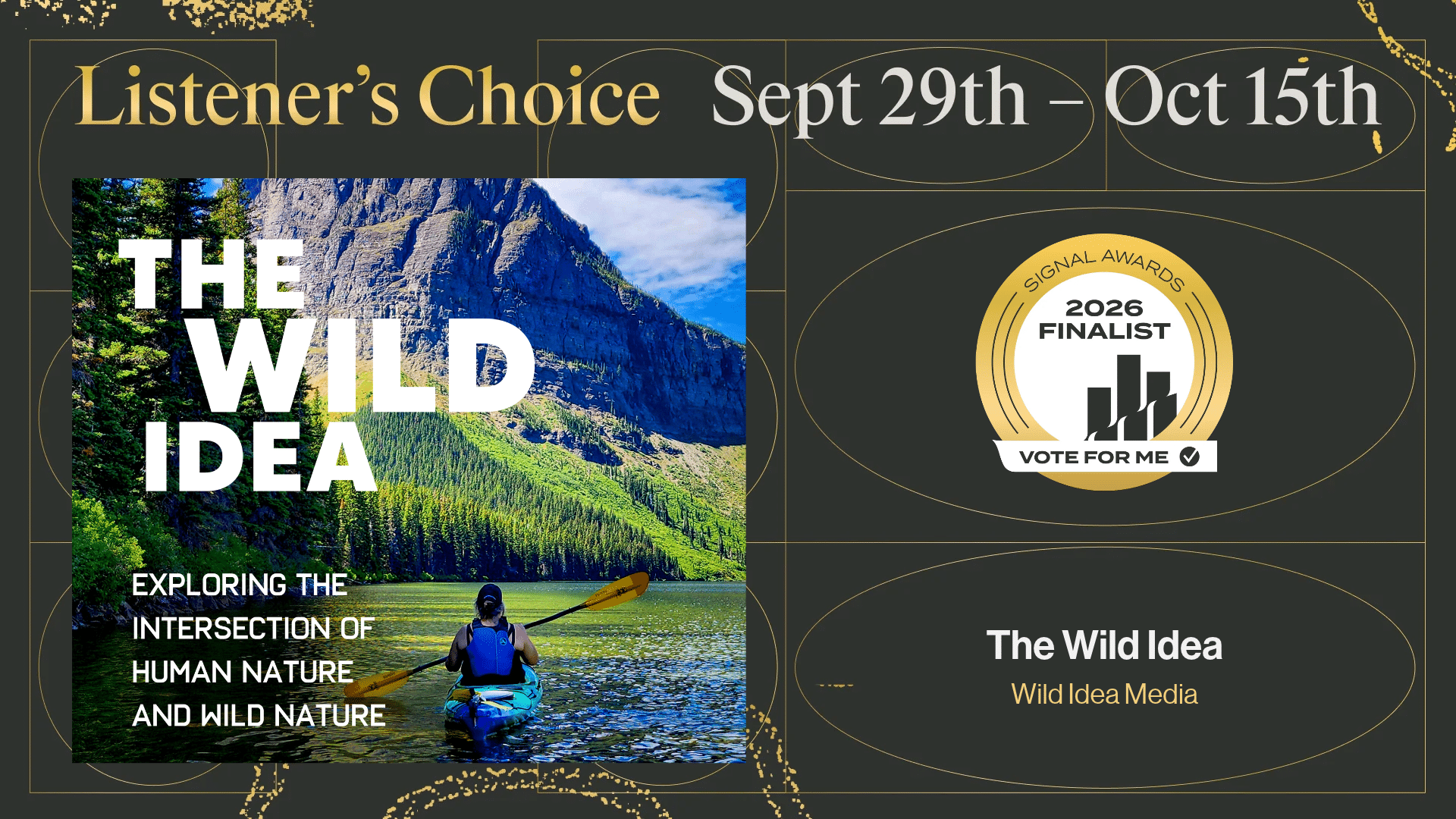 The Wild Idea Signal Award Finalist 2026